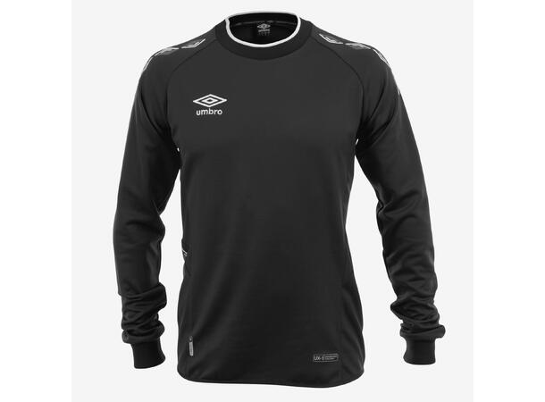 UMBRO UX-1 Trn Sweater jr Sort/Hvit 140 Teknisk treningsgenser 